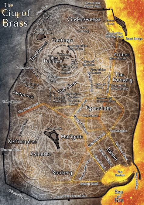 city of brass map